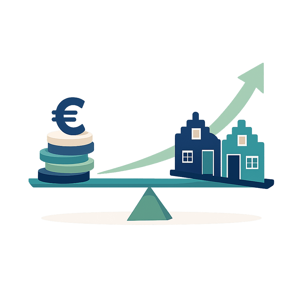 Kosten versus rendement van woningsplitsing