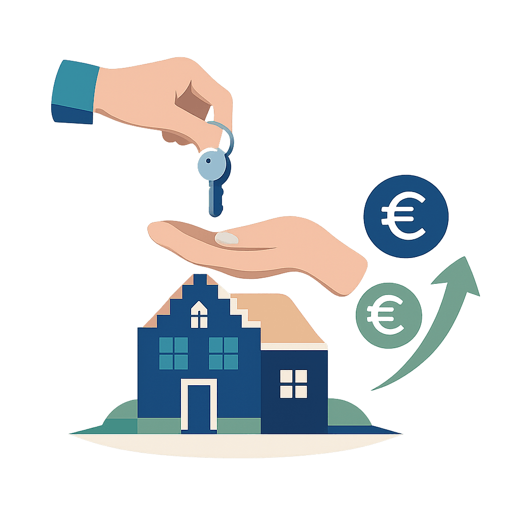 Directe verkoop van uw pand zonder verbouwing